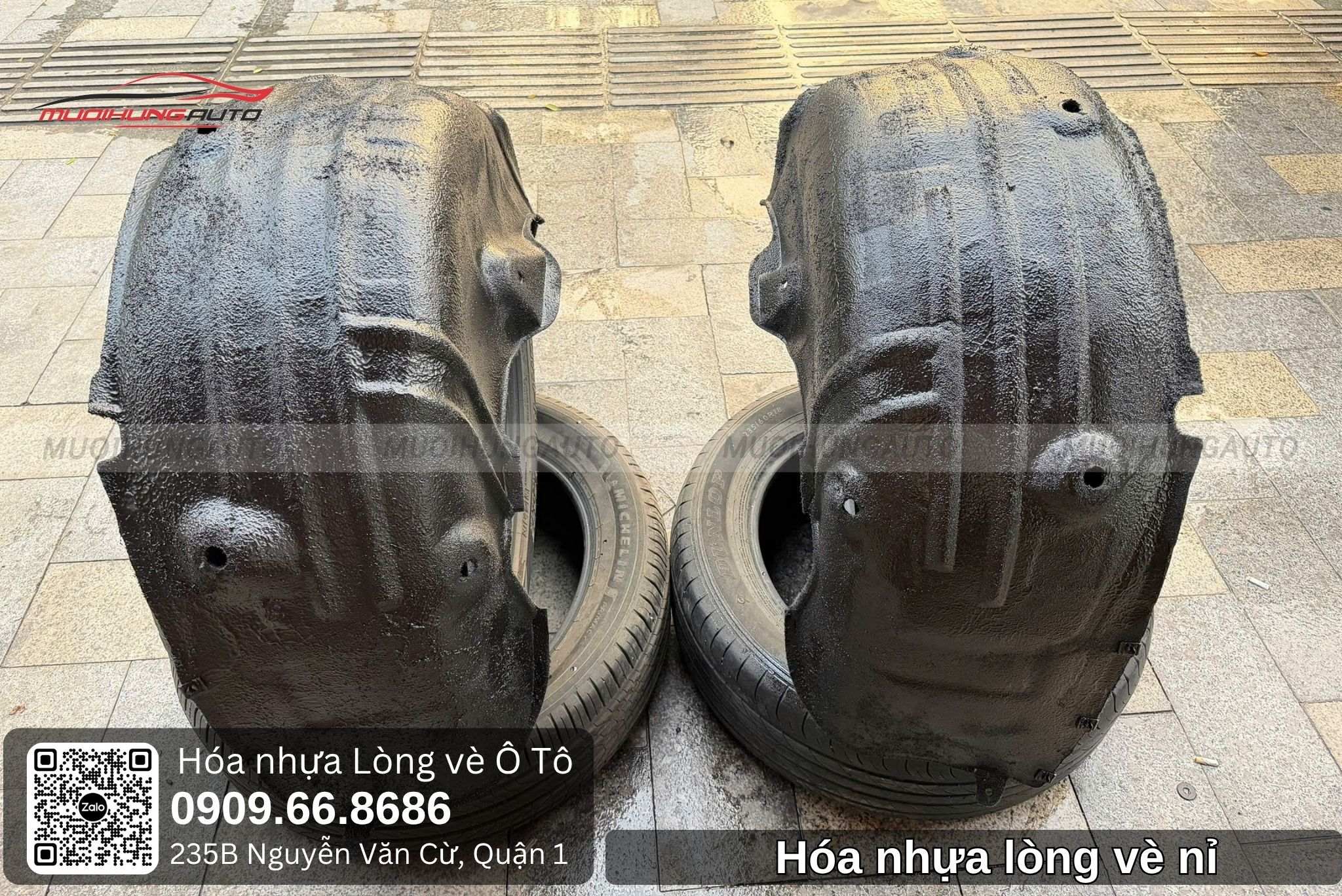 Hóa nhựa lòng vè ô tô