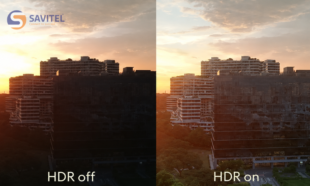 HDR giúp tăng độ tương phản và chiều sâu hình ảnh