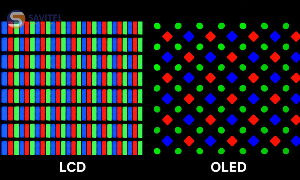 So sánh mật độ điểm ảnh giữa OLED và LCD