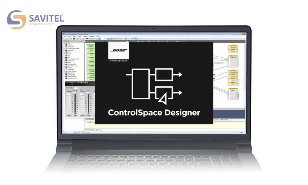 Phần mềm quản lý âm thanh sự kiện Bose ControlSpace Designer