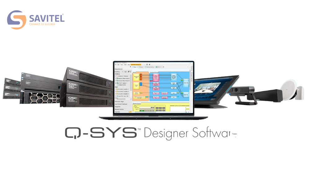 Phần mềm quản lý âm thanh sự kiện Q-SYS Designer Software