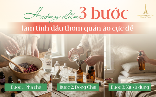 Tinh dầu thơm quần áo là gì và vì sao được ưa chuộng?
