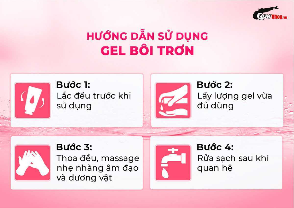 Hướng dẫn sử dụng gel bôi trơn cho lần đầu quan hệ đúng cách