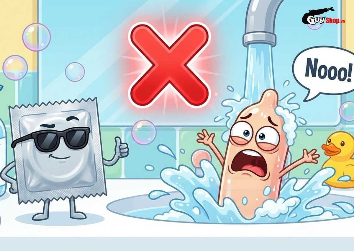 Có nên giặt bao cao su để dùng lại nhiều lần?