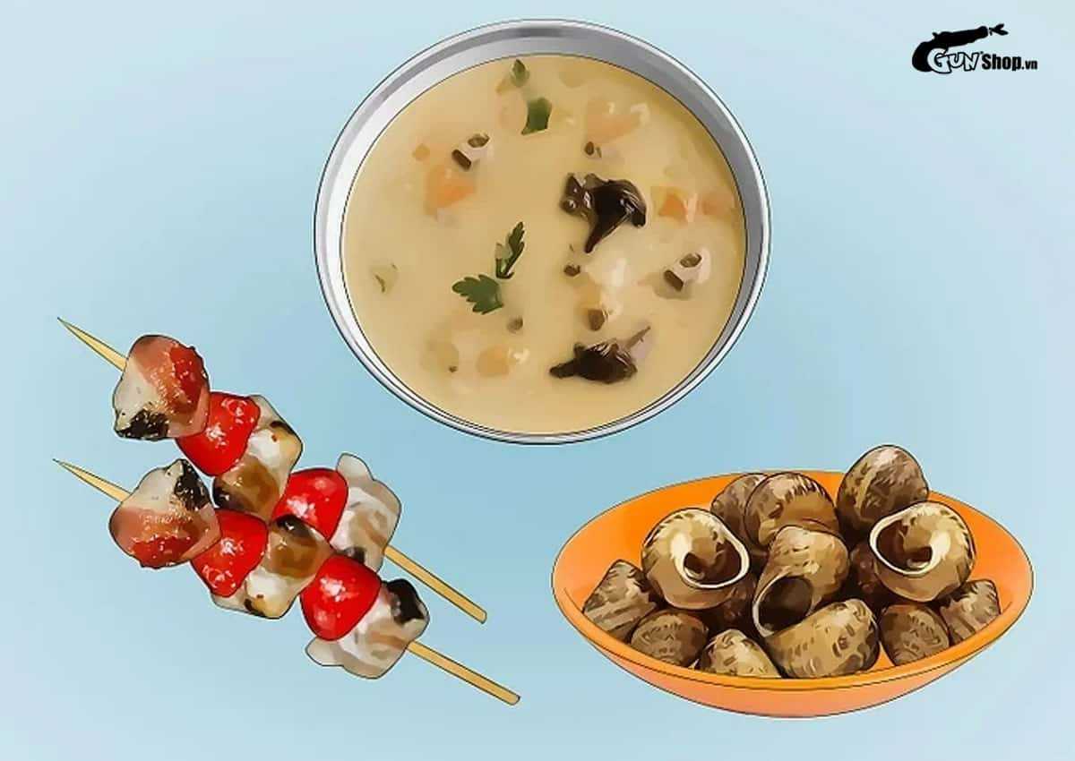 Tới tháng ăn ốc được không? Ăn thế nào để không đau bụng?