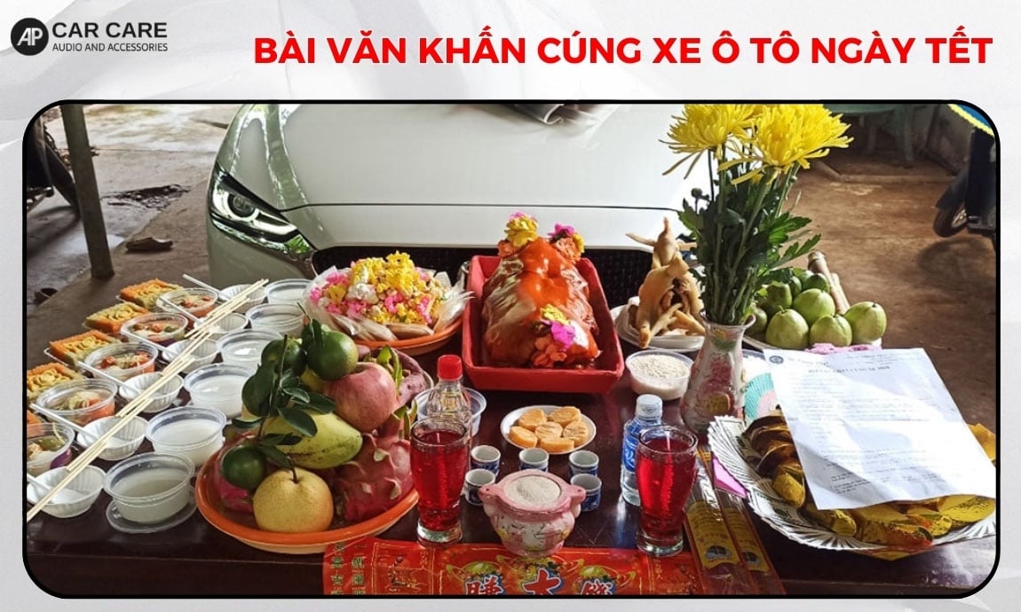 Bài văn khấn cúng xe ô tô ngày tết