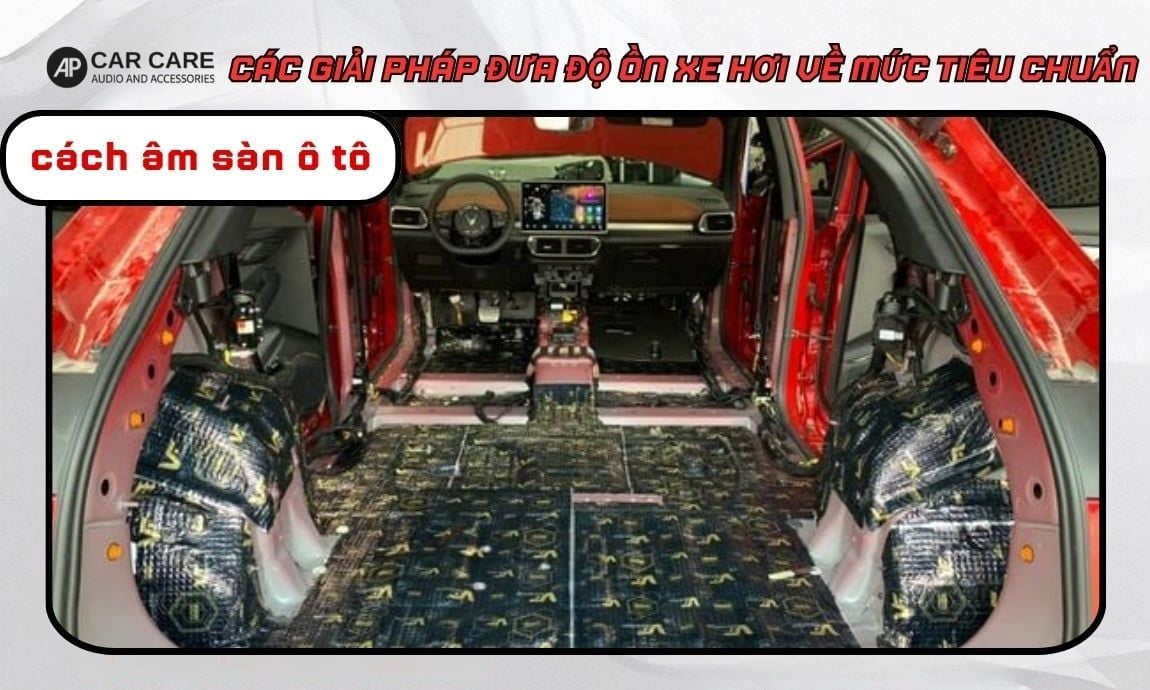 Cách xử lý khi tiếng ồn phát ra từ gầm xe