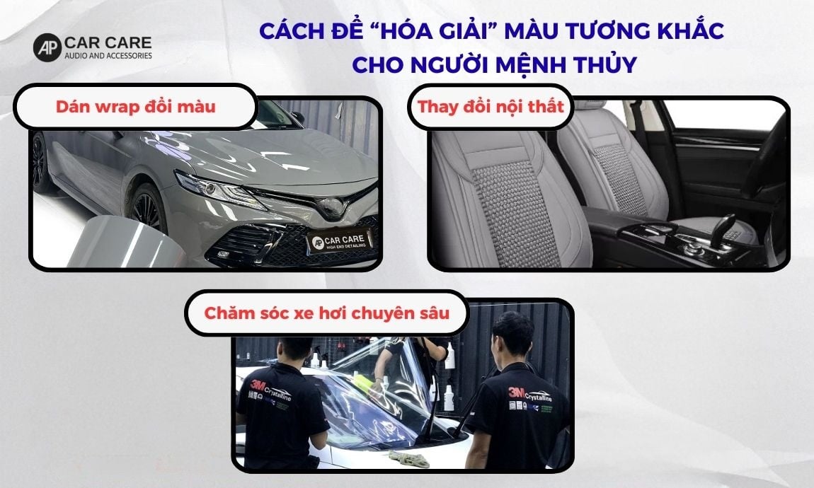 Cách để “hóa giải” màu tương khắc cho người mệnh Thủy