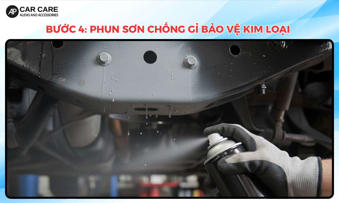phun sơn chống gỉ bảo vệ kim loại