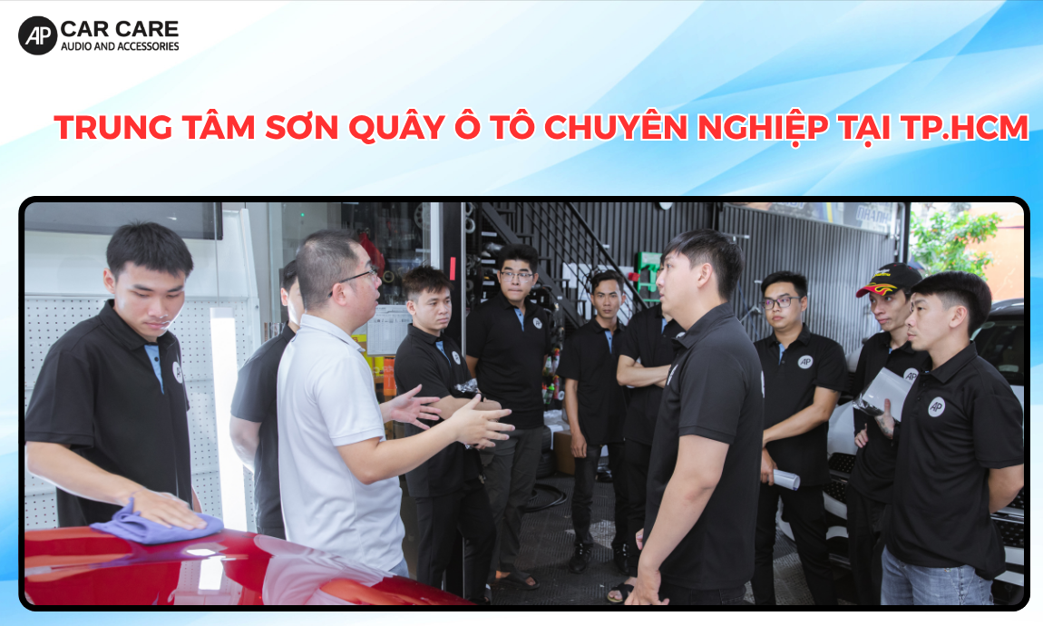 trung tâm sơn quay ô tô tại TP.HCM