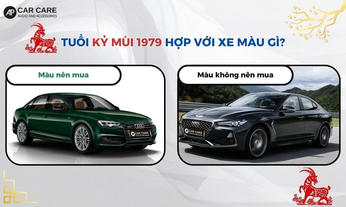 Tuổi Kỷ Mùi 1979 hợp với xe màu gì?