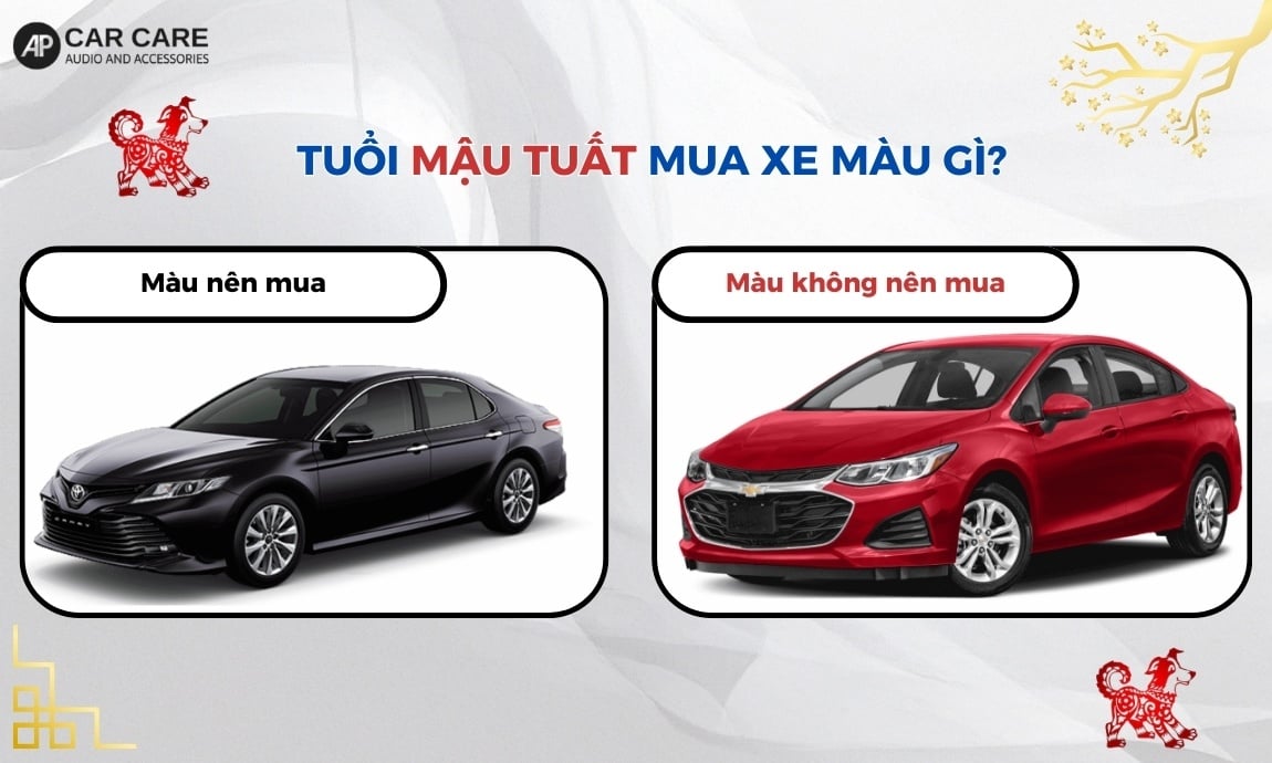Tuổi Mậu Tuất mua xe màu gì?