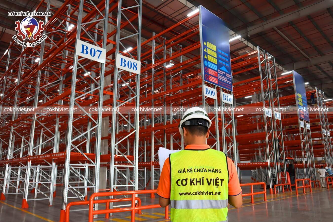 kệ selective ngành logistics