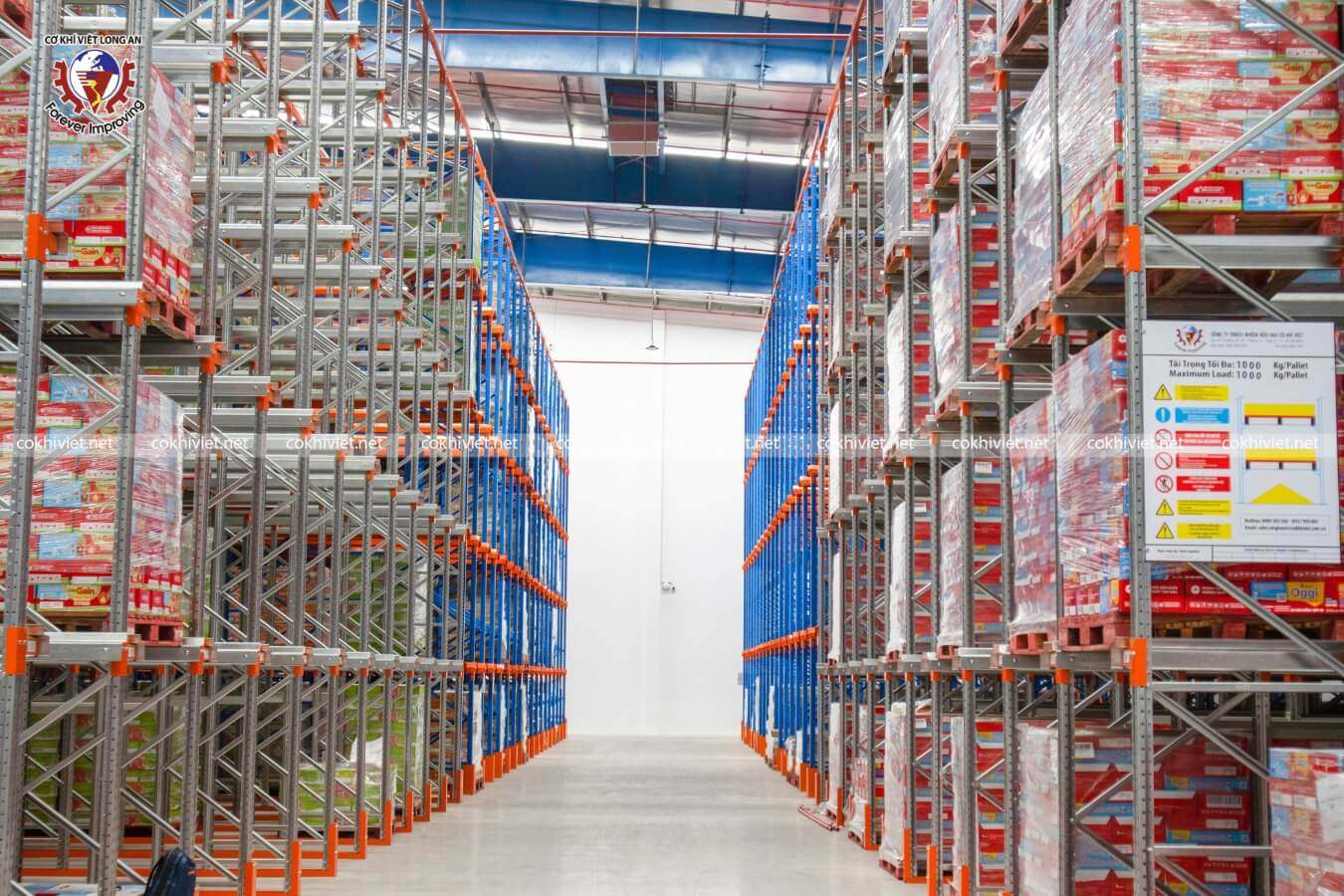 kệ drive in kho mát