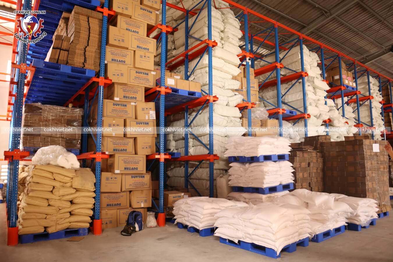 kệ drive in kho bao bì