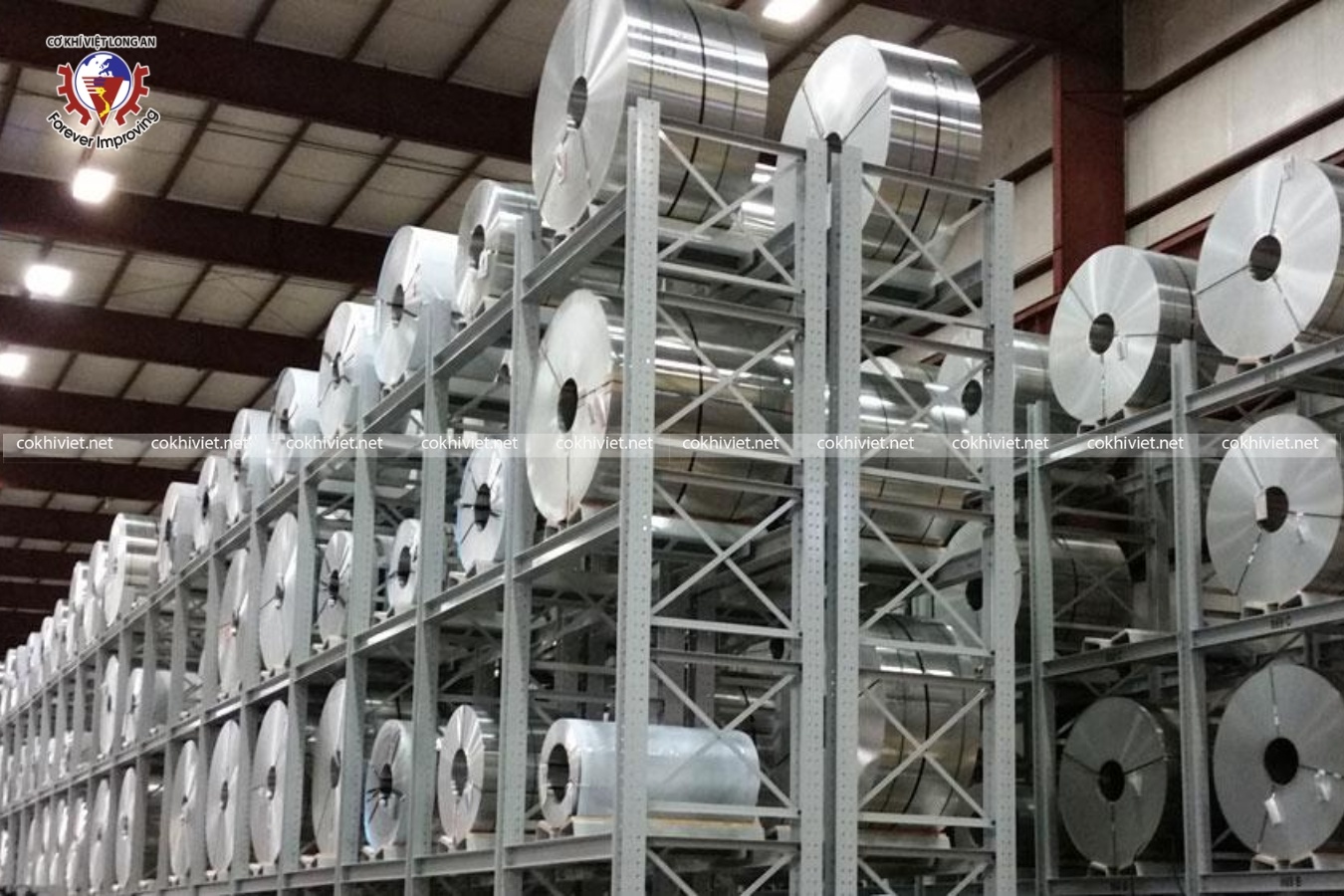 kệ kho tải nặng công nghiệp cơ khí