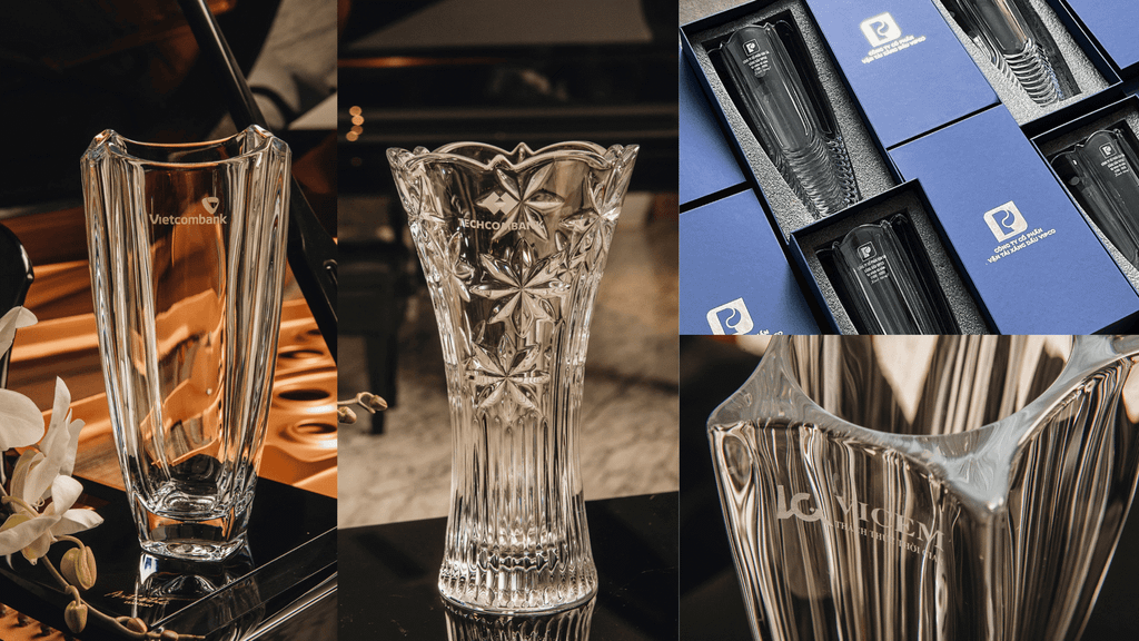 Lọ hoa pha lê – lựa chọn hoàn hảo cho quà tặng doanh nghiệp dịp cuối năm