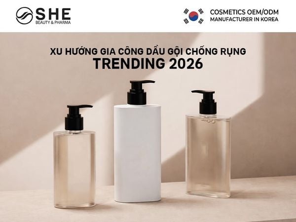 Gia công bộ dầu gội xả chống rụng tóc