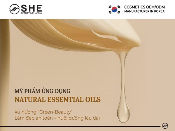 natural essential oils trong mỹ phẩm