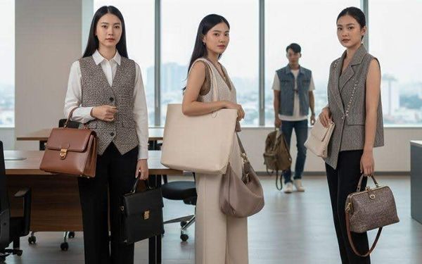 phối style đồ túi xách đồng nhất