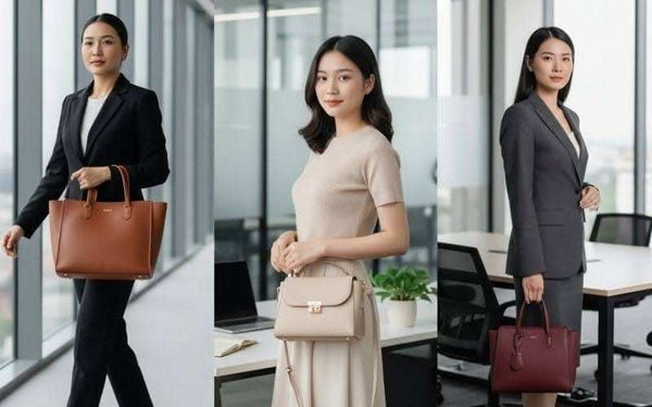 Phối túi với vest đen truyền thống