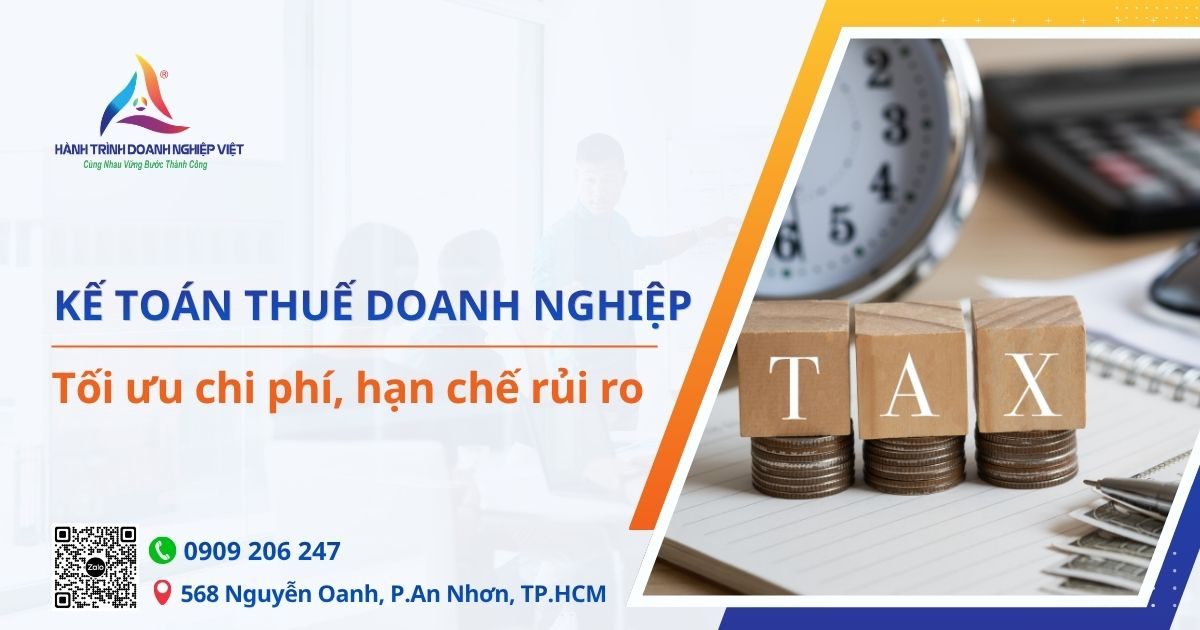 Dịch vụ kế toán thuế báo cáo thuế trọn gói cho doanh nghiệp - HTDNV