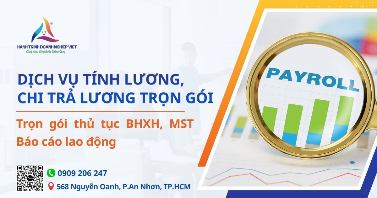 Dịch vụ tính lương và chi trả lương trọn gói thuê ngoài cho SME