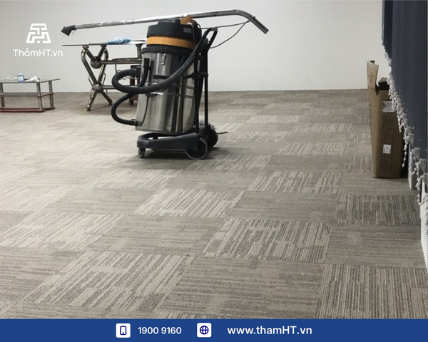 Thảm trải sàn văn phòng ở Đồng Nai - Thảm VINUS 01 Nâu- Sáng bừng không gian làm việc