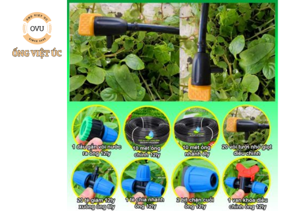 Béc tưới cây cho hộ gia đình
