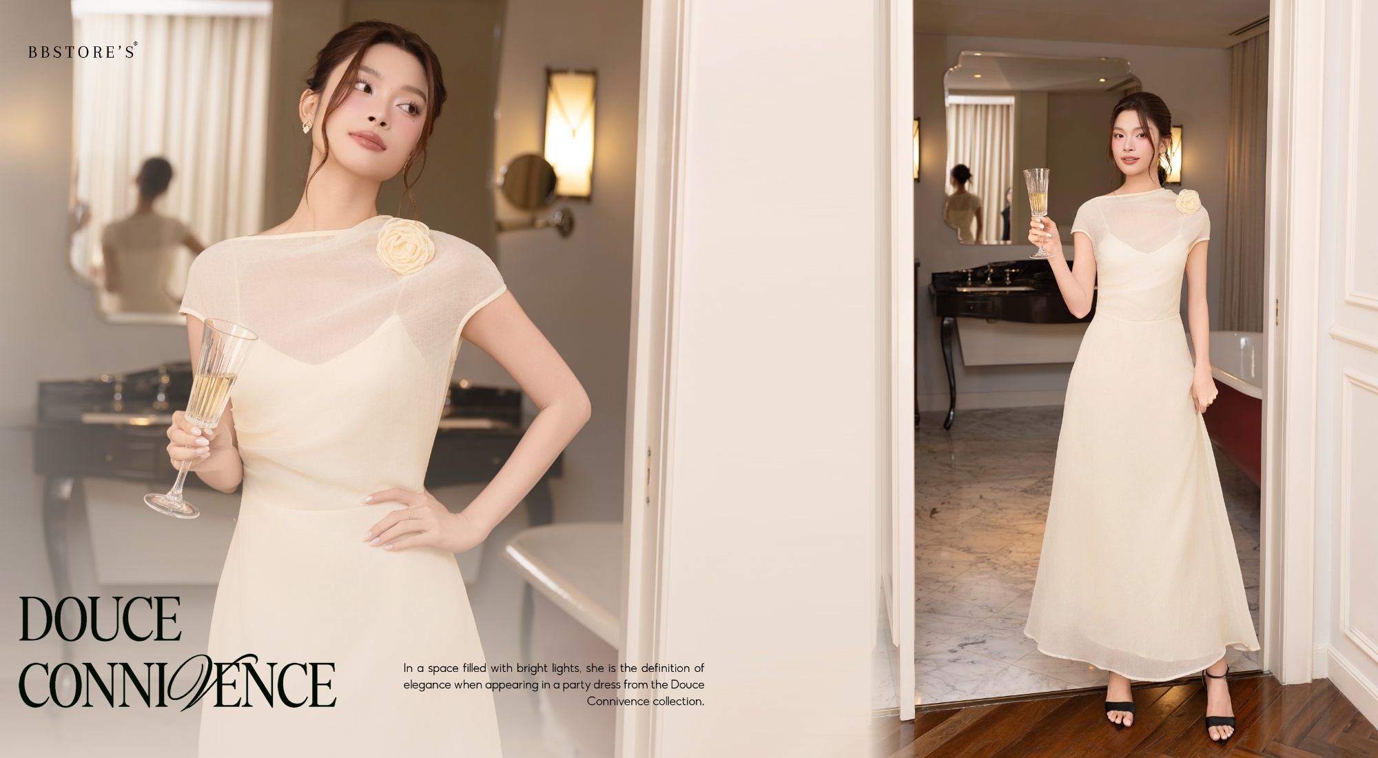 đầm chữ A nhẹ nhàng