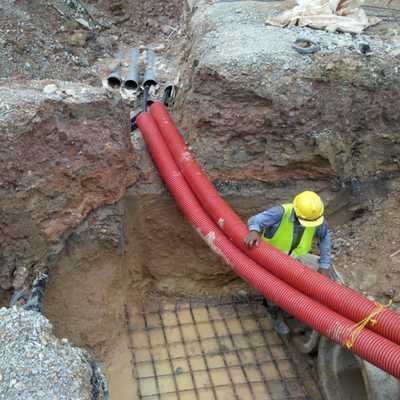 Minh họa cáp điện ngầm trong ống – Thietbisolaco.com