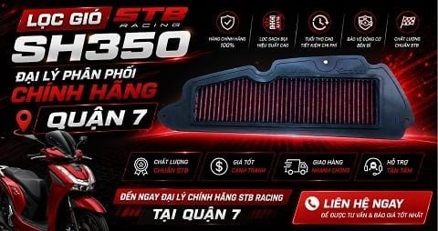 Lọc Gió STB Racing SH350: Đại Lý Phân Phối Chính Hãng Quận 7