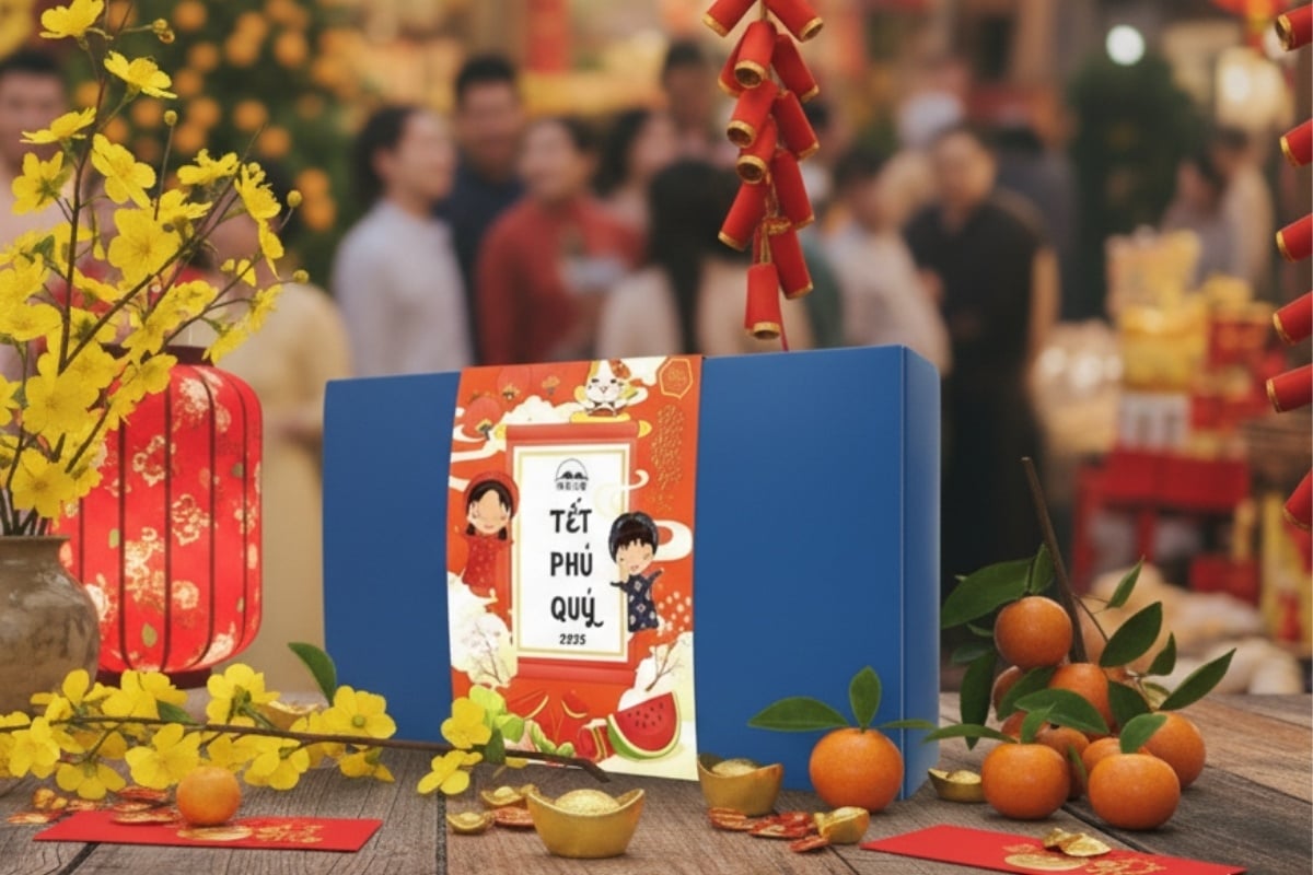 Hộp quà tết phú quý