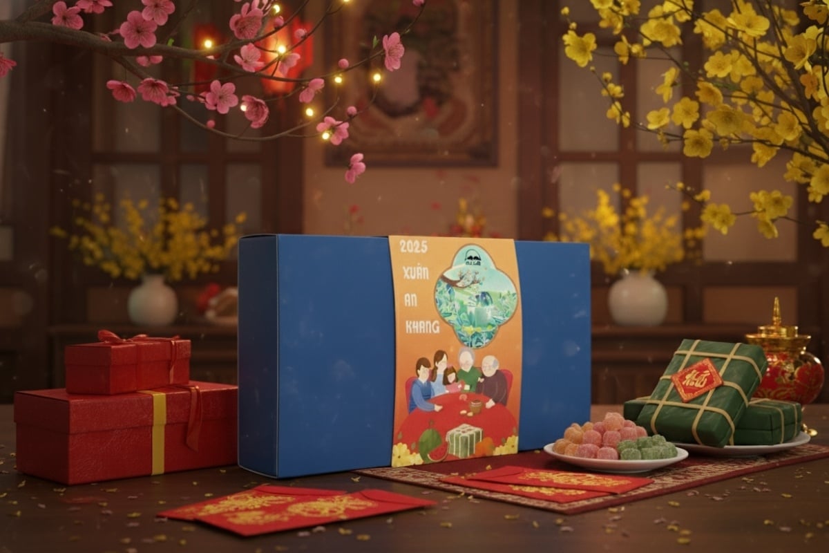 Hộp quà xuân an khang