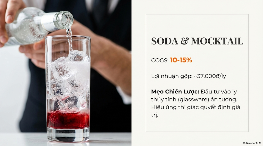 Nhóm Đồ Uống Có Lợi Nhuận Cao Nhất Tại Quầy Bar & Cách "Build" Menu