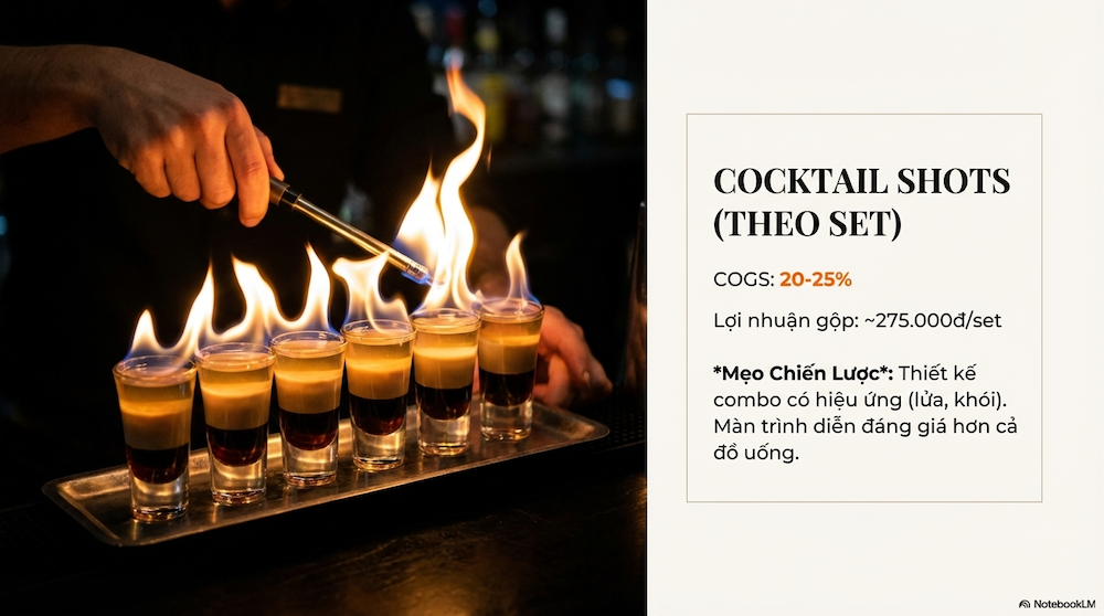 Nhóm Đồ Uống Có Lợi Nhuận Cao Nhất Tại Quầy Bar & Cách "Build" Menu