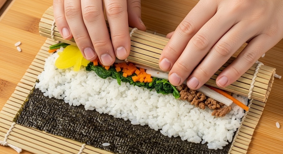 Hướng Dẫn Cách Làm Kimbap Hàn Quốc Đơn Giản Tại Nhà (A-Z Cho Người Mới)
