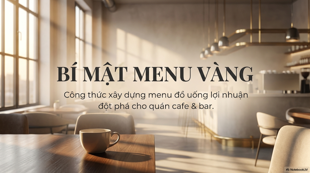 Nhóm Đồ Uống Có Lợi Nhuận Cao Nhất Tại Quầy Bar & Cách "Build" Menu