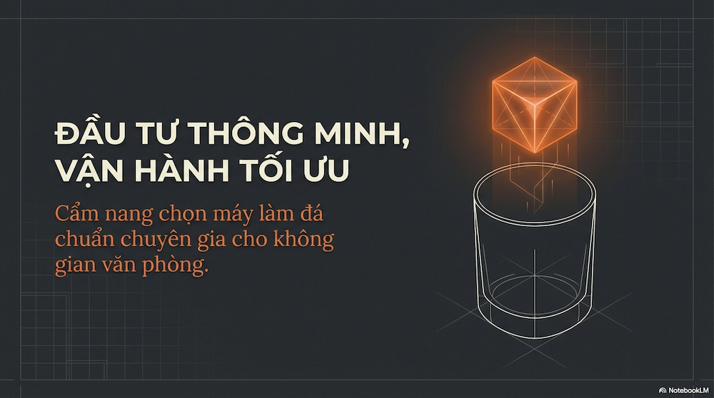 Mua Máy Làm Đá Cho Văn Phòng: Chọn Đúng Máy Theo Số Nhân Viên