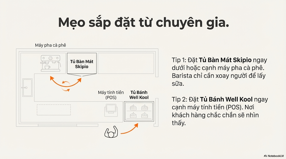Top 3 tủ lạnh thương mại tốt nhất cho quán cà phê có không gian nhỏ