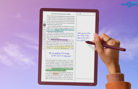 đánh giá kindle scribe colorsoft