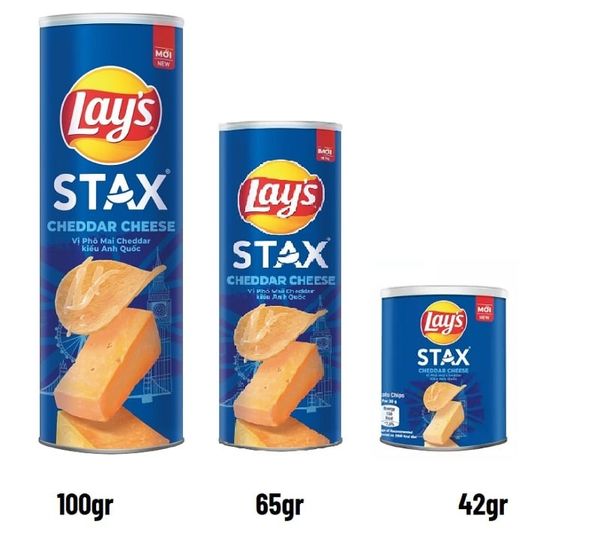 ống khoai tây Lay's vị Phô Mai Cheddar