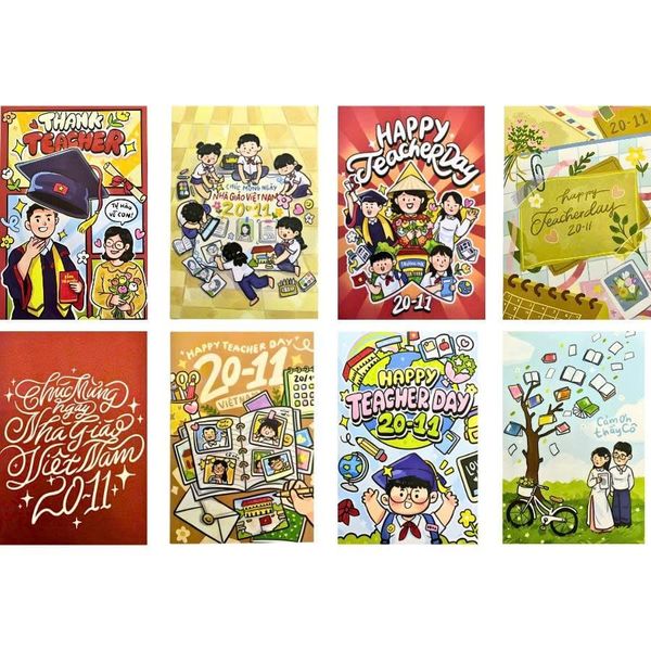 Thiệp tặng thầy cô 20/11 - nhanvan.vn