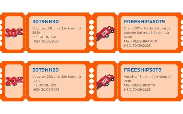 Voucher Giảm Giá Đơn Hàng, Freeship - Sổ Lò Xo Campus Vĩnh Thịnh Giảm 50% - nhanvan.vn