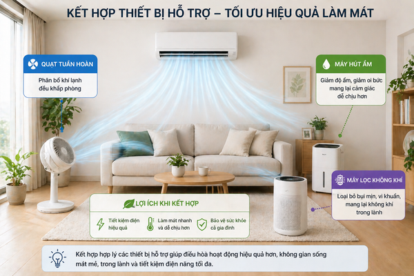 Bí quyết sử dụng điều hoà mùa hè