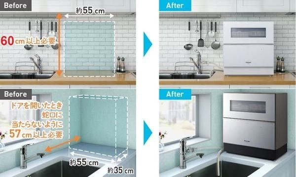 Máy rửa bát nội địa Nhật