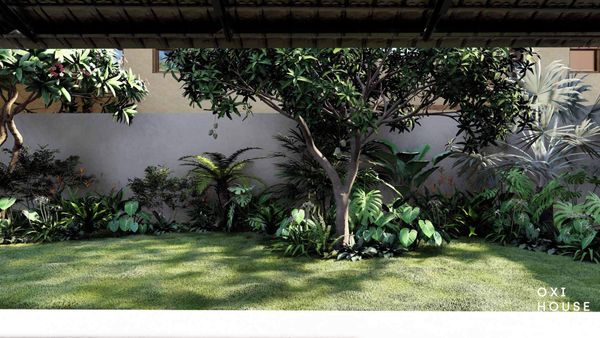 THIẾT KẾ SÂN VƯỜN BIỆT THỰ NHIỆT ĐỚI HIỆN ĐẠI