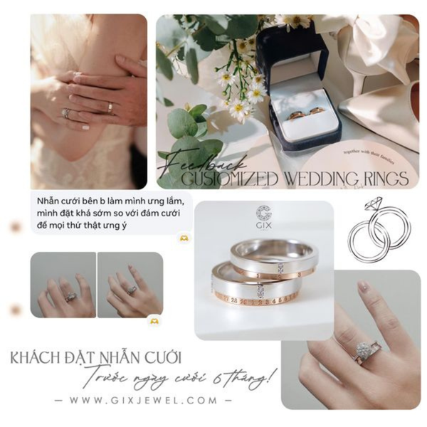 thiết kế nhẫn cưới theo yêu cầu
