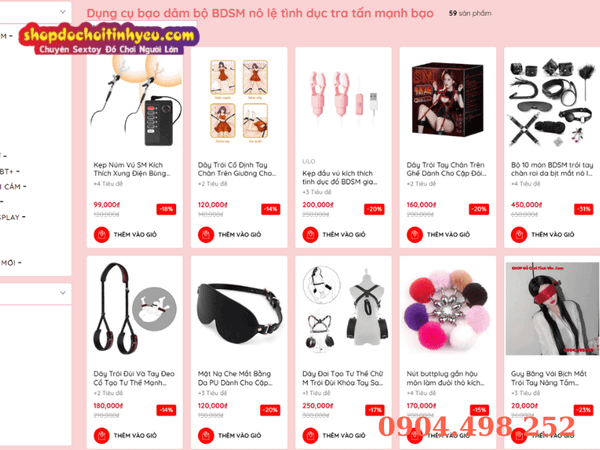 Phụ kiện BDSM