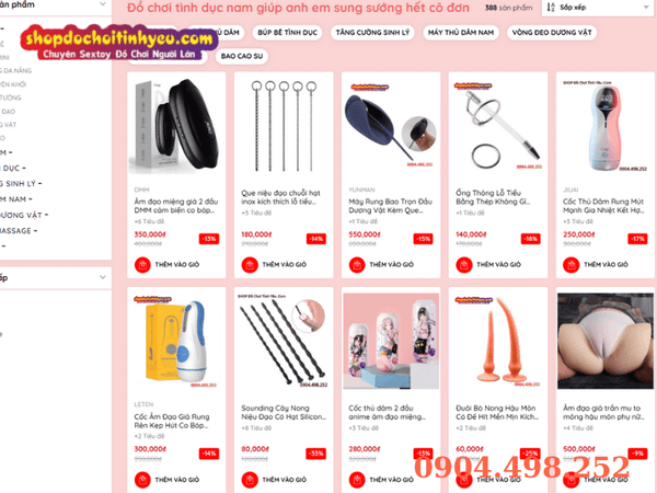 Sextoy dành cho Nam giới